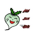 Funny and Cool Radish（個別スタンプ：4）