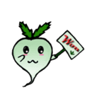 Funny and Cool Radish（個別スタンプ：5）