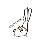 ほんわか白うさ（個別スタンプ：6）