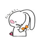 ほんわか白うさ（個別スタンプ：11）