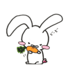 ほんわか白うさ（個別スタンプ：24）