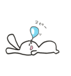 ほんわか白うさ（個別スタンプ：39）