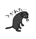 黒ラブちゃんのデイリーライフ！（個別スタンプ：27）