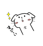 真っ白わんこのゆきのじょー（個別スタンプ：1）