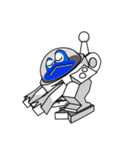 カエルロボット「ガマ次郎」宇宙飛行士の巻（個別スタンプ：28）