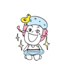 pink hair ANGEL - SUMMER PARTY（個別スタンプ：30）
