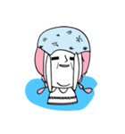 pink hair ANGEL - SUMMER PARTY（個別スタンプ：37）