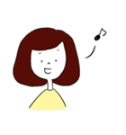 ショートヘアな女の子（個別スタンプ：22）