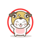 Pug-head Kitty（個別スタンプ：2）