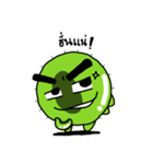 Cactus thick eyebrows（個別スタンプ：12）