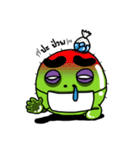 Cactus thick eyebrows（個別スタンプ：18）