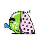 Cactus thick eyebrows（個別スタンプ：19）