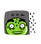 Cactus thick eyebrows（個別スタンプ：33）