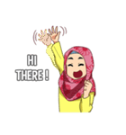 happy hijab [Eng]（個別スタンプ：1）