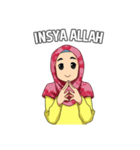 happy hijab [Eng]（個別スタンプ：8）