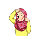 happy hijab [Eng]（個別スタンプ：11）