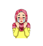 happy hijab [Eng]（個別スタンプ：22）