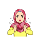 happy hijab [Eng]（個別スタンプ：25）