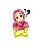 happy hijab [Eng]（個別スタンプ：37）