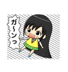 黒髪ロングちゃんの日常（個別スタンプ：27）