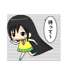 黒髪ロングちゃんの日常（個別スタンプ：30）