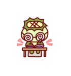 Puabi Theater(PaPa does not speak)（個別スタンプ：33）