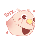 Happy Pink Bird（個別スタンプ：3）