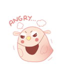 Happy Pink Bird（個別スタンプ：9）