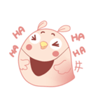 Happy Pink Bird（個別スタンプ：21）