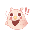 Happy Pink Bird（個別スタンプ：25）