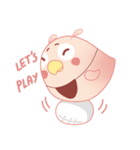 Happy Pink Bird（個別スタンプ：37）