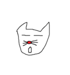 微妙な反応のネコ（個別スタンプ：37）