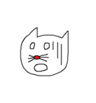 微妙な反応のネコ（個別スタンプ：38）