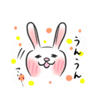 二面性うさぎ（個別スタンプ：12）