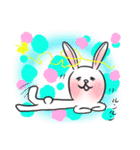 二面性うさぎ（個別スタンプ：17）