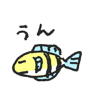 シニカル魚のスタンプ（個別スタンプ：10）