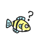 シニカル魚のスタンプ（個別スタンプ：14）