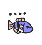 シニカル魚のスタンプ（個別スタンプ：16）