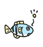 シニカル魚のスタンプ（個別スタンプ：20）