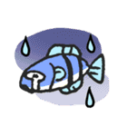 シニカル魚のスタンプ（個別スタンプ：25）
