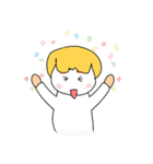 Lazy Blonde（個別スタンプ：7）
