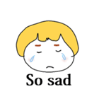 Lazy Blonde（個別スタンプ：8）