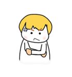 Lazy Blonde（個別スタンプ：15）