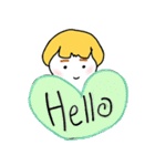 Lazy Blonde（個別スタンプ：17）