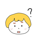 Lazy Blonde（個別スタンプ：22）