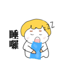 Lazy Blonde（個別スタンプ：37）