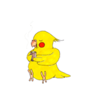 オカメインコ「ごん」vol.01（個別スタンプ：32）