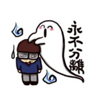 white little ghost（個別スタンプ：10）