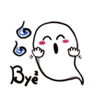 white little ghost（個別スタンプ：24）