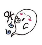 white little ghost（個別スタンプ：26）